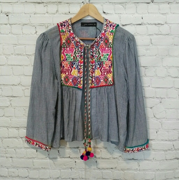 zara boho jacket